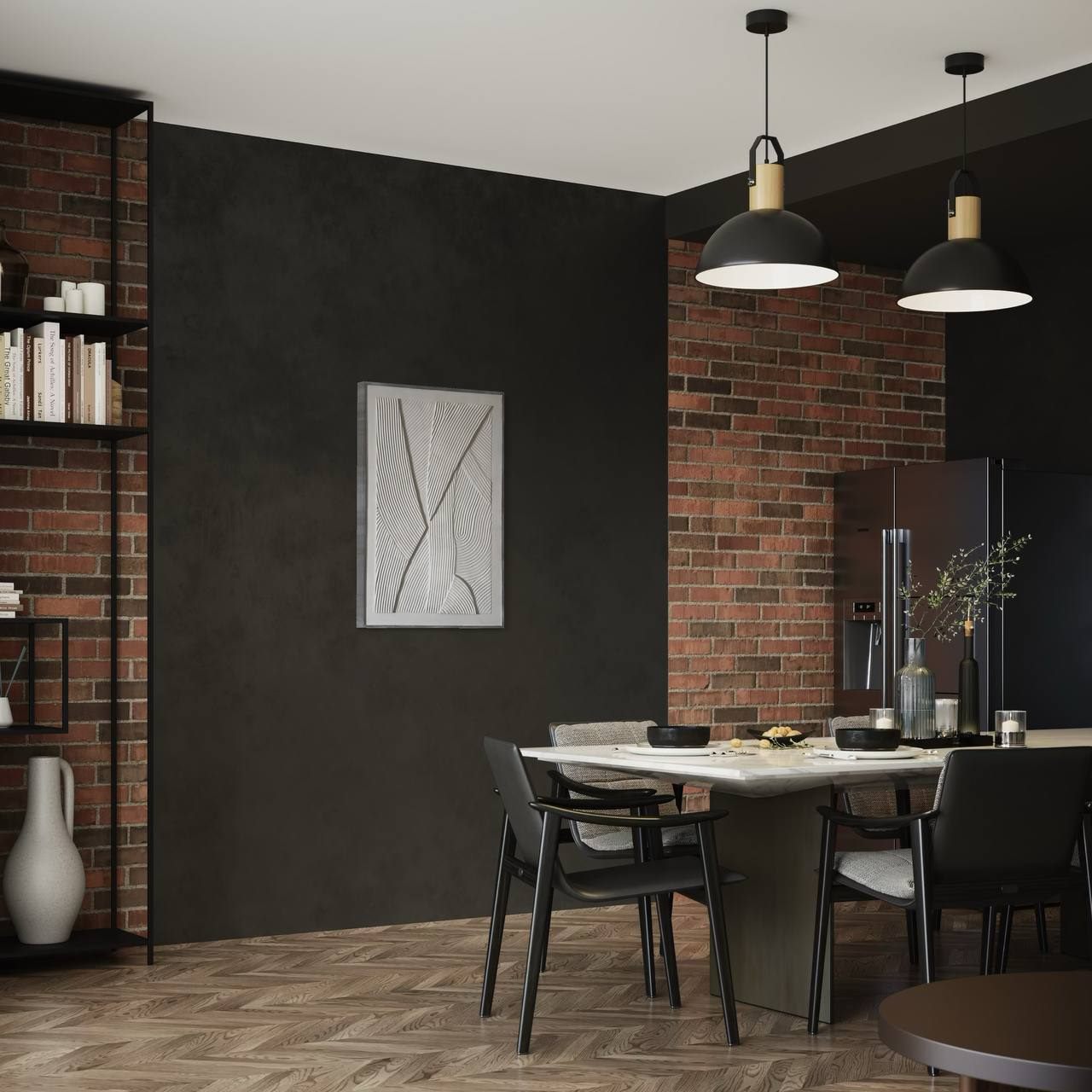 blanco perfecto, 60×90 cm — Yeso sobre panel macizo de madera, con marco de madera natural.